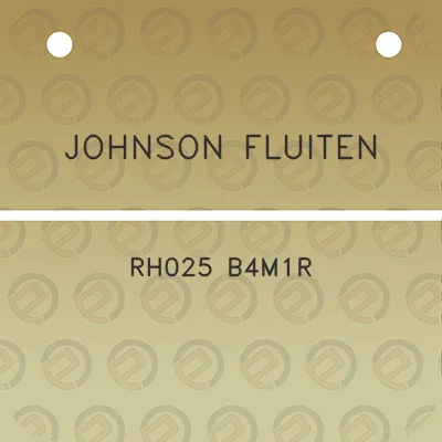 johnson-fluiten-rh025-b4m1r