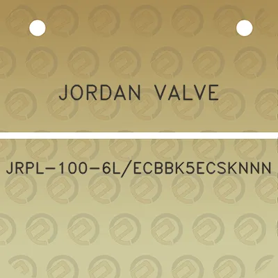 jordan-valve-jrpl-100-6lecbbk5ecsknnn