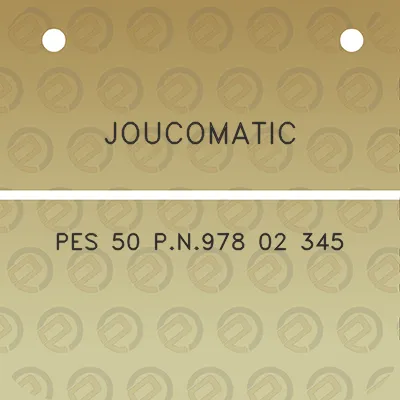 joucomatic-pes-50-pn978-02-345