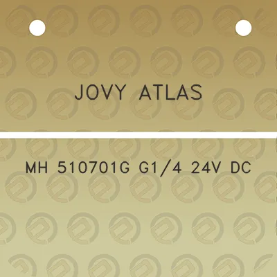 jovy-atlas-mh-510701g-g14-24v-dc