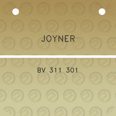 joyner-bv-311-301