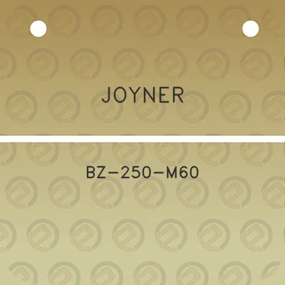 joyner-bz-250-m60