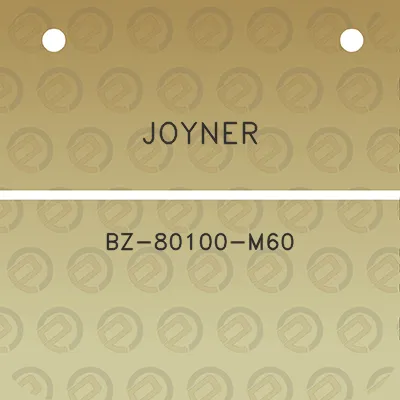 joyner-bz-80100-m60