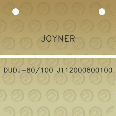 joyner-dudj-80100-j112000800100