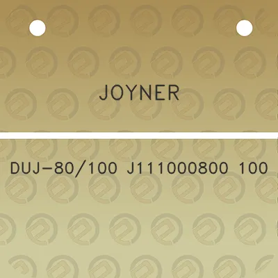 joyner-duj-80100-j111000800-100