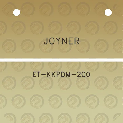 joyner-et-kkpdm-200