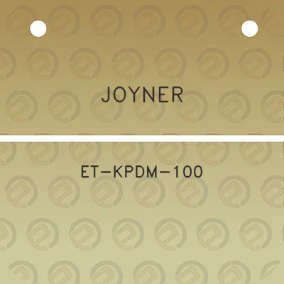 joyner-et-kpdm-100