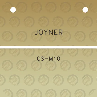 joyner-gs-m10