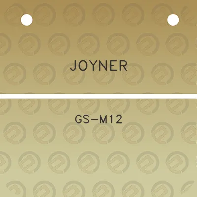 joyner-gs-m12