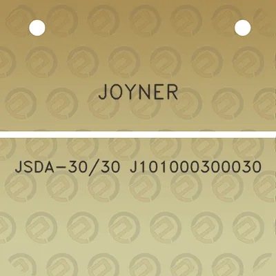 joyner-jsda-3030-j101000300030