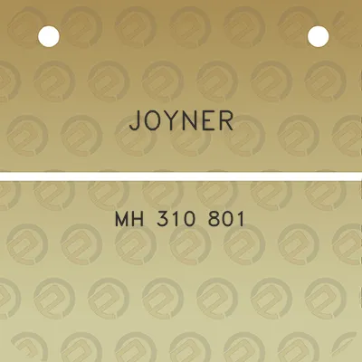 joyner-mh-310-801