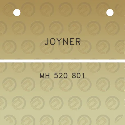 joyner-mh-520-801