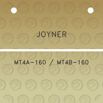 joyner-mt4a-160-mt4b-160