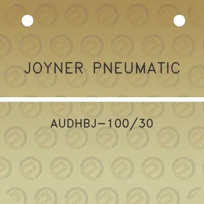 joyner-pneumatic-audhbj-10030