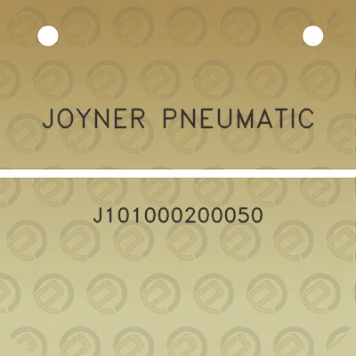 joyner-pneumatic-j101000200050