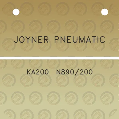 joyner-pneumatic-ka200-n890200