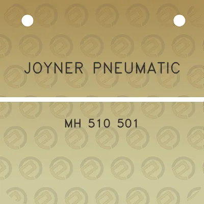 joyner-pneumatic-mh-510-501