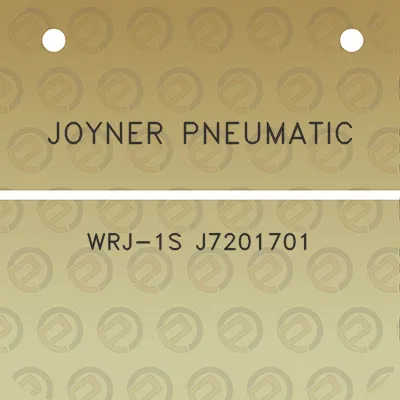 joyner-pneumatic-wrj-1s-j7201701