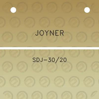 joyner-sdj-3020