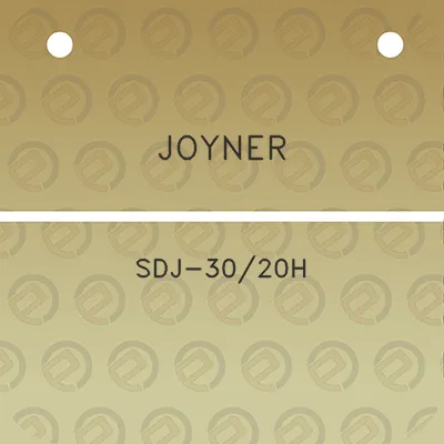 joyner-sdj-3020h