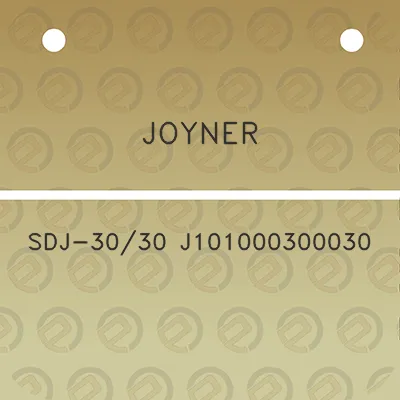 joyner-sdj-3030-j101000300030