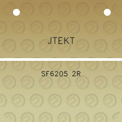 jtekt-sf6205-2r