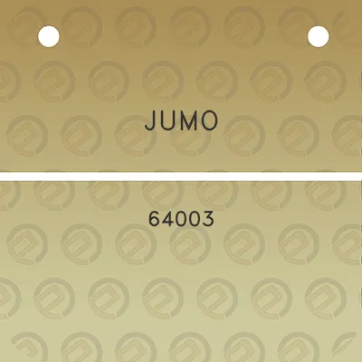 jumo-64003