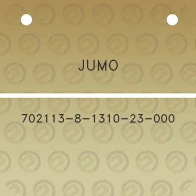 jumo-702113-8-1310-23-000