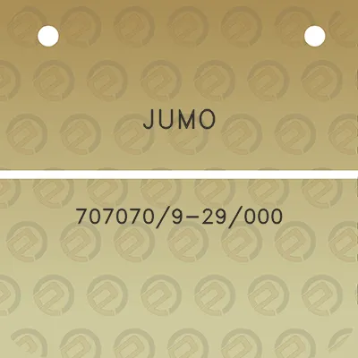 jumo-7070709-29000