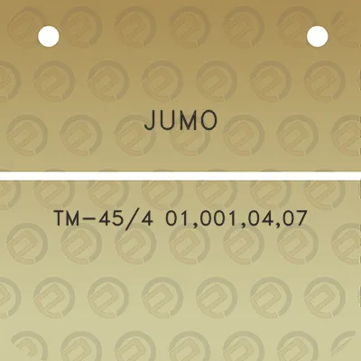 jumo-tm-454-010010407