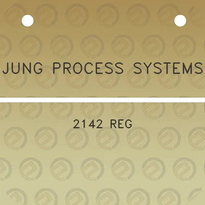 jung-process-systems-2142-reg