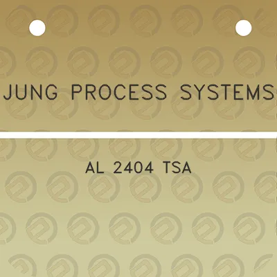 jung-process-systems-al-2404-tsa