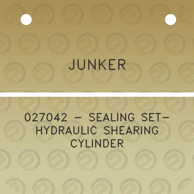 junker-027042-sealing-set-hydraulic-shearing-cylinder