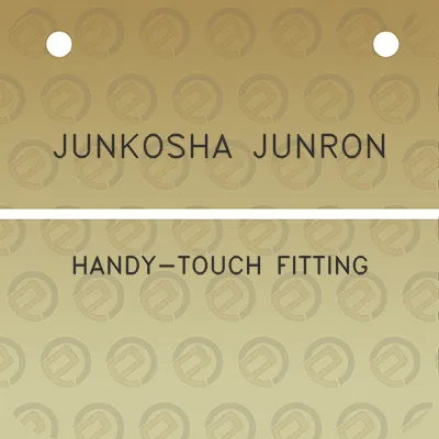 junkosha-junron-handy-touch-fitting