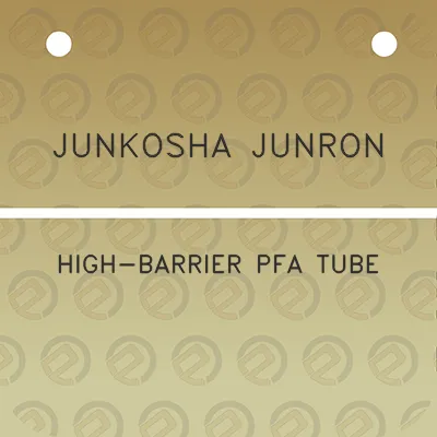 junkosha-junron-high-barrier-pfa-tube