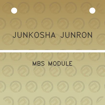 junkosha-junron-mbs-module