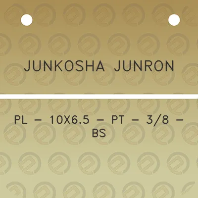 junkosha-junron-pl-10x65-pt-38-bs