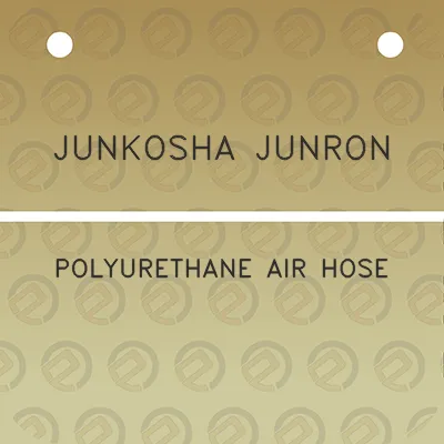 junkosha-junron-polyurethane-air-hose