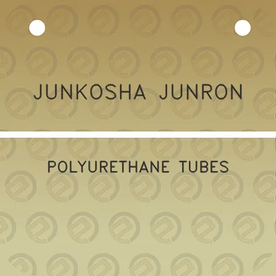 junkosha-junron-polyurethane-tubes