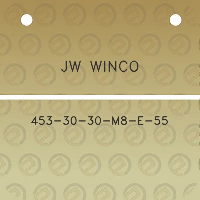 jw-winco-453-30-30-m8-e-55