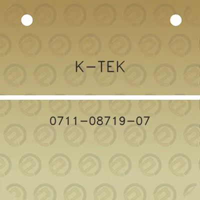 k-tek-0711-08719-07