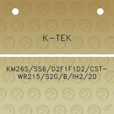 k-tek-km26sss6d2f1f1d2cst-wr215s2gbih220