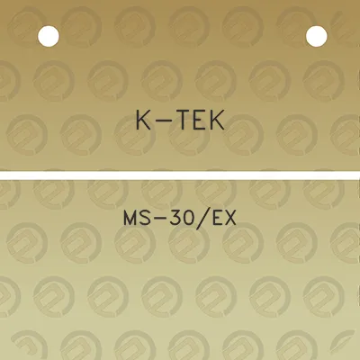 k-tek-ms-30ex