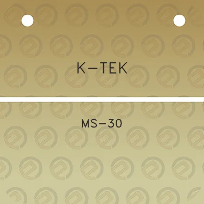 k-tek-ms-30