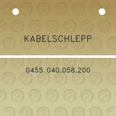 kabelschlepp-0455-040058200