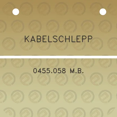 kabelschlepp-0455058-mb