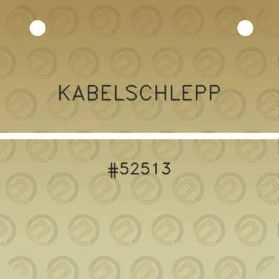 kabelschlepp-52513