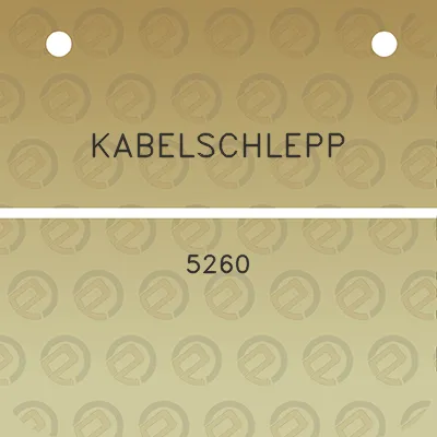 kabelschlepp-5260