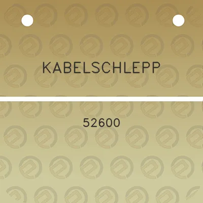 kabelschlepp-52600