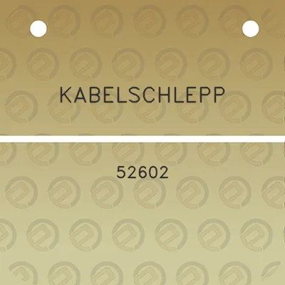 kabelschlepp-52602